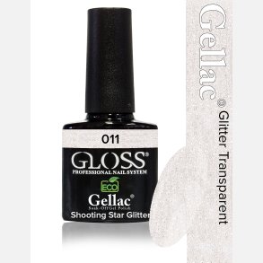 Gellac 011 / D104N Shooting Star Glitter gjennomsiktig farge
