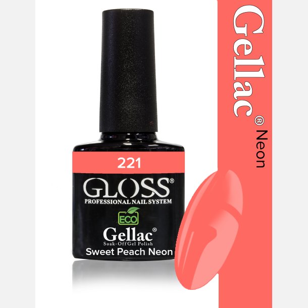 Gellac 221 / L258 Sweet Peach Neon