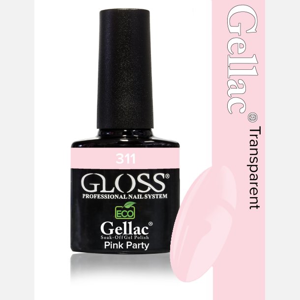 Gellac 311 / 006 / L185 Pink Party gjennomsiktig farge