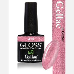 Gellac 416 Rose Violet Glitter