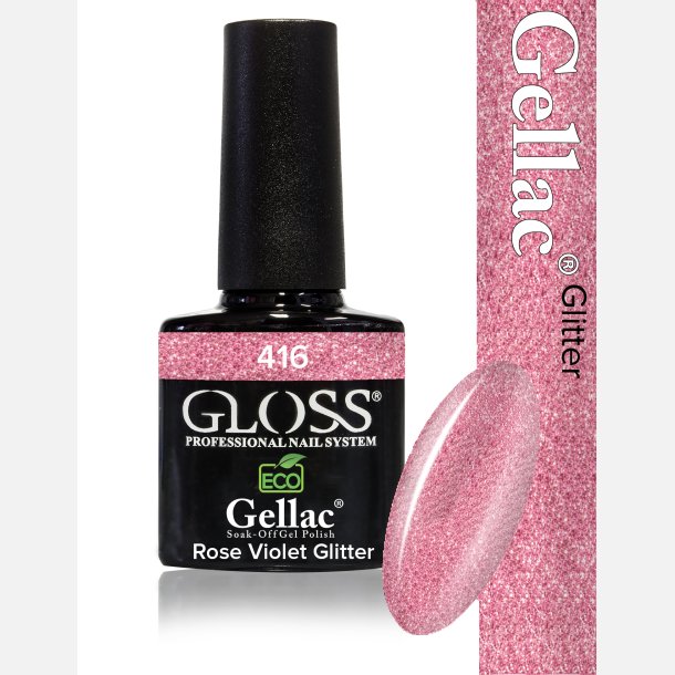 Gellac 416 Rose Violet Glitter