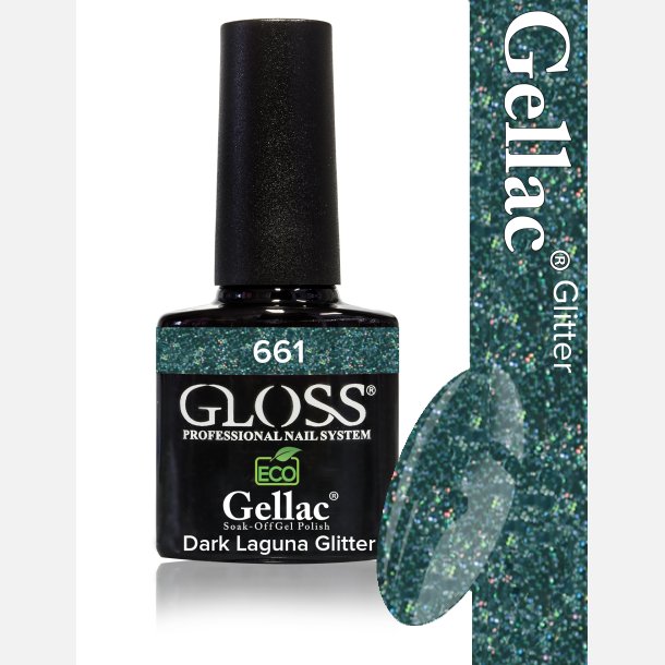 Gellac 661 Dark Laguna Glitter