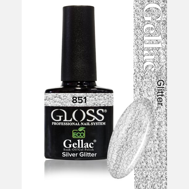 Gellac 851 Silver Glitter