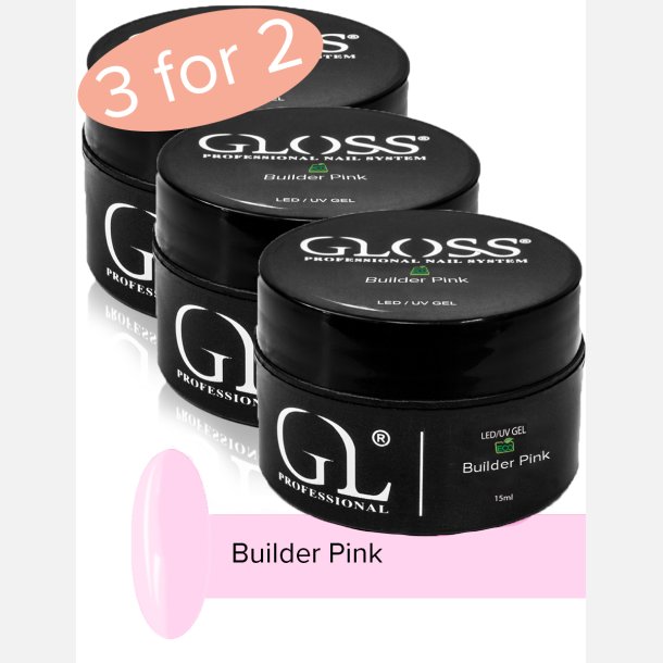 3 for 2 Builder Pink