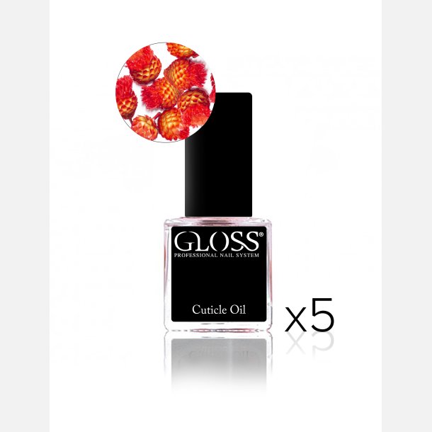 Cuticle oil - red x5