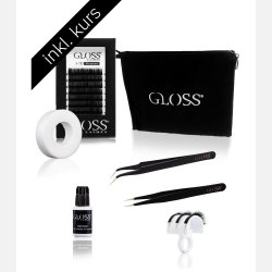 Kurs pakke Gloss lashes 3-7D volume teknikk