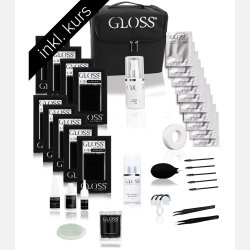 Kurs pakke Gloss lashes 3-7D volume teknikk