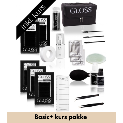 Kurs pakke Gloss lashes 1:1 klassisk teknikk set