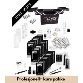 Kurs pakke Gloss lashes 1:1 klassisk teknikk set