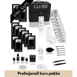 Kurs pakke Gloss lashes 1:1 klassisk teknikk set