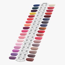 Tipsneglelakk/Gellac fargemal 36 stk.